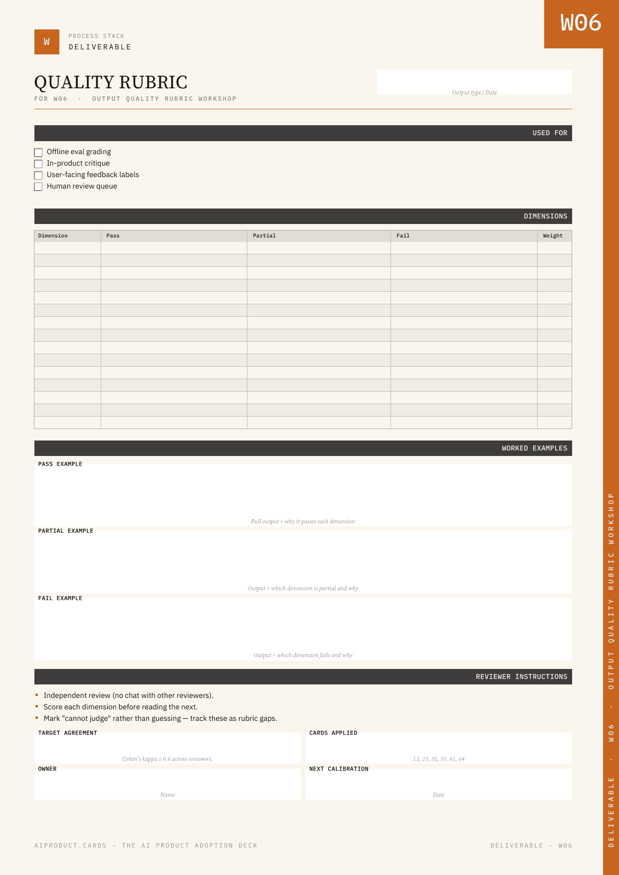 W06 deliverable template